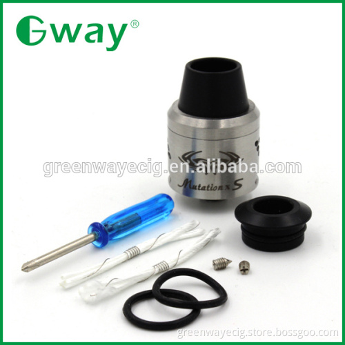 2015 China gold supplier new design wholesale atomzier Mutation X S vs hobo rda